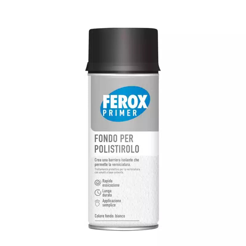 Primer fondo aggrappante polistirolo 400ml spry Ferox Primer fondo aggrappante polistirolo 400ml spry Ferox